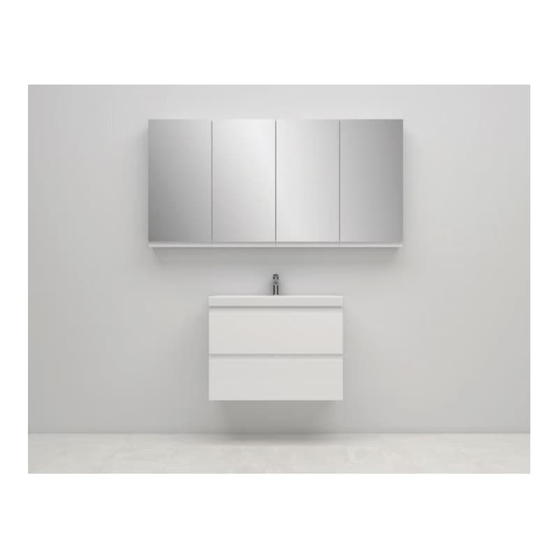 CERSANIT - SET 975 MODUO 80 BIELA DSM (SKRINKA + UMÝVADLO) S801-221-DSM 4