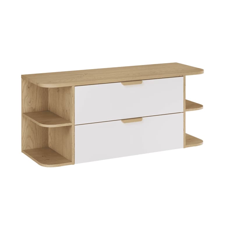 ArtCom Kúpeľňová skrinka s doskou ASTER WHITE LRSM D120cm | 120 cm 1