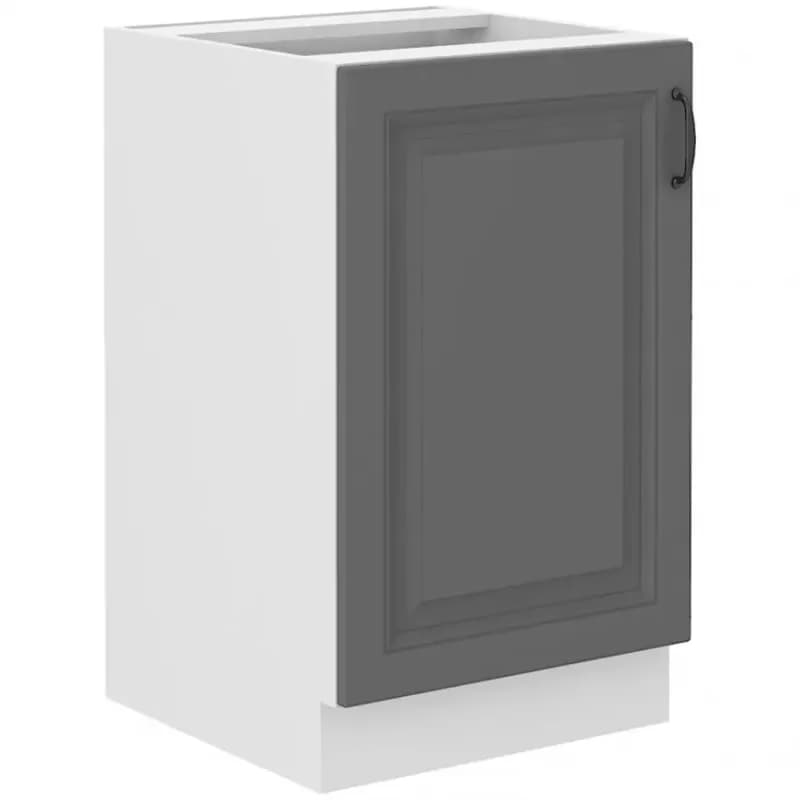 Kuchynská skrinka Stilo dustgrey/biely 50zl 1f bb 1