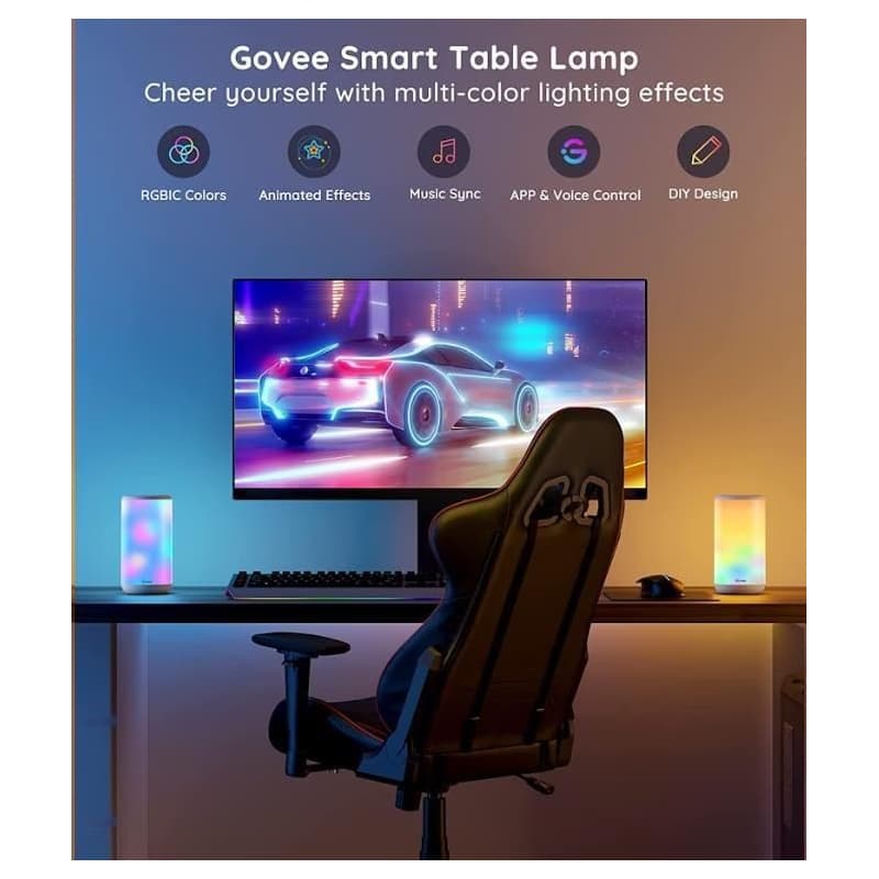 Govee Table Lamp 2 RGBW Stolová lampa Matter 6
