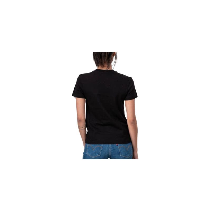 Dámske tričko s krátkym rukávom VANS WM FLYING V CREW TEE Black 5