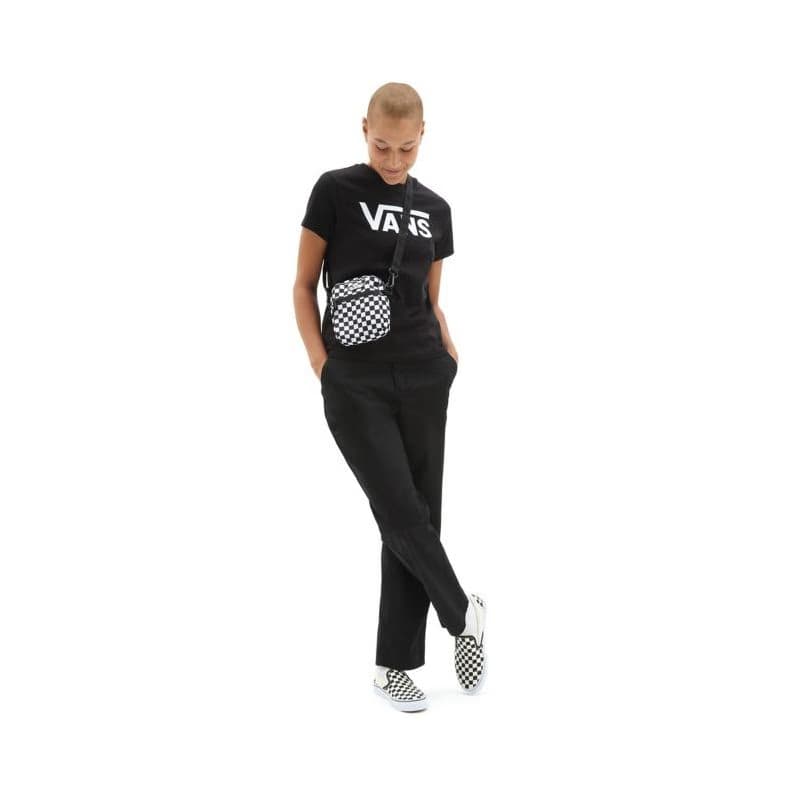 Dámske tričko s krátkym rukávom VANS WM FLYING V CREW TEE Black 6