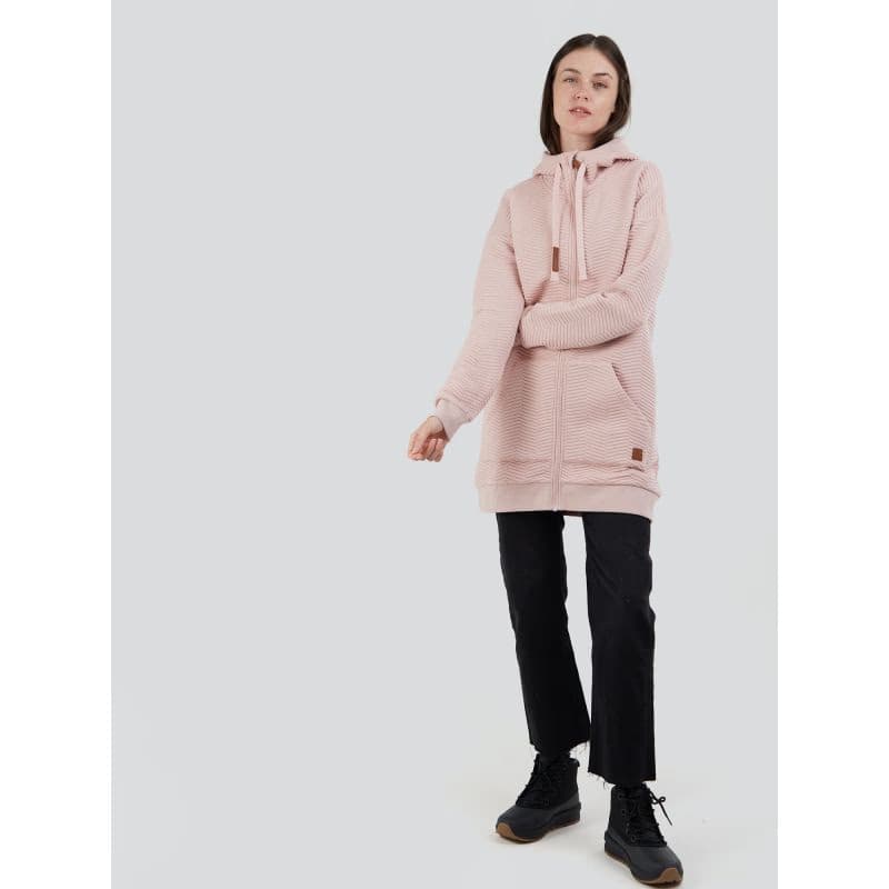 Dámska mikina so zipsom FUNDANGO Blanka Pullover-330-rose 3