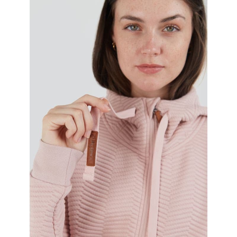 Dámska mikina so zipsom FUNDANGO Blanka Pullover-330-rose 4