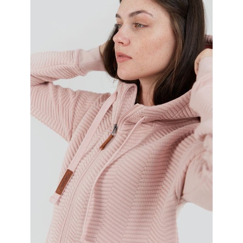 Dámska mikina so zipsom FUNDANGO Blanka Pullover-330-rose 5