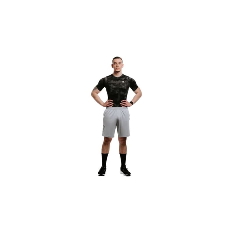 Pánske tréningové kraťasy UNDER ARMOUR UA TECH GRAPHIC SHORT-GRY