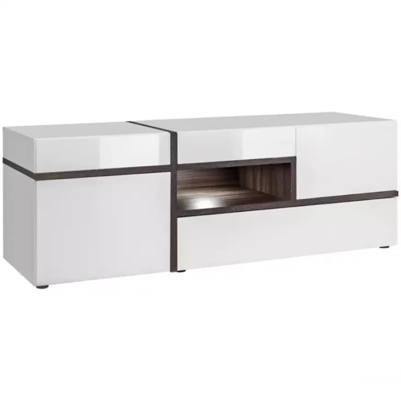 TV stolík Cross Biely/Perla 1