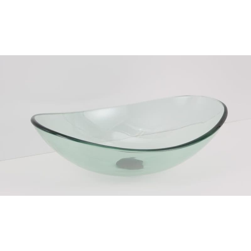 OLSEN SPA - Sklenené umývadlo na dosku DEVENTER 55×37×16 cm OLKLTG108 4