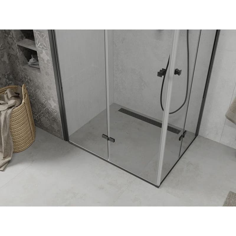 MEXEN/S - Lima Duo sprchovací kút 80 x 70, transparent, čierna 856-080-070-70-00-02 5