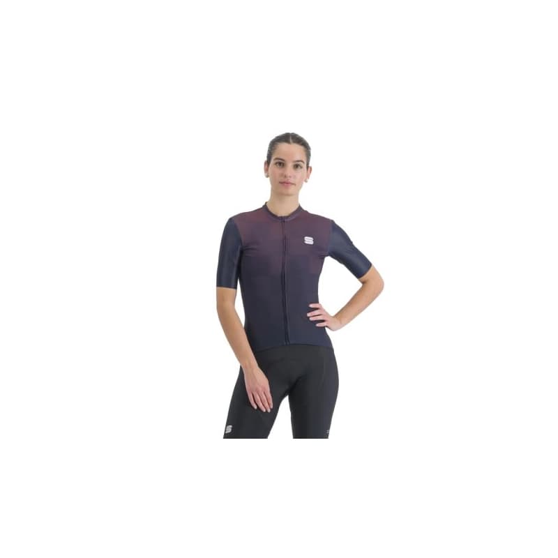Dámsky cyklistický dres s krátkym rukávom SPORTFUL Rocket w jersey, galaxy blue mulled grape