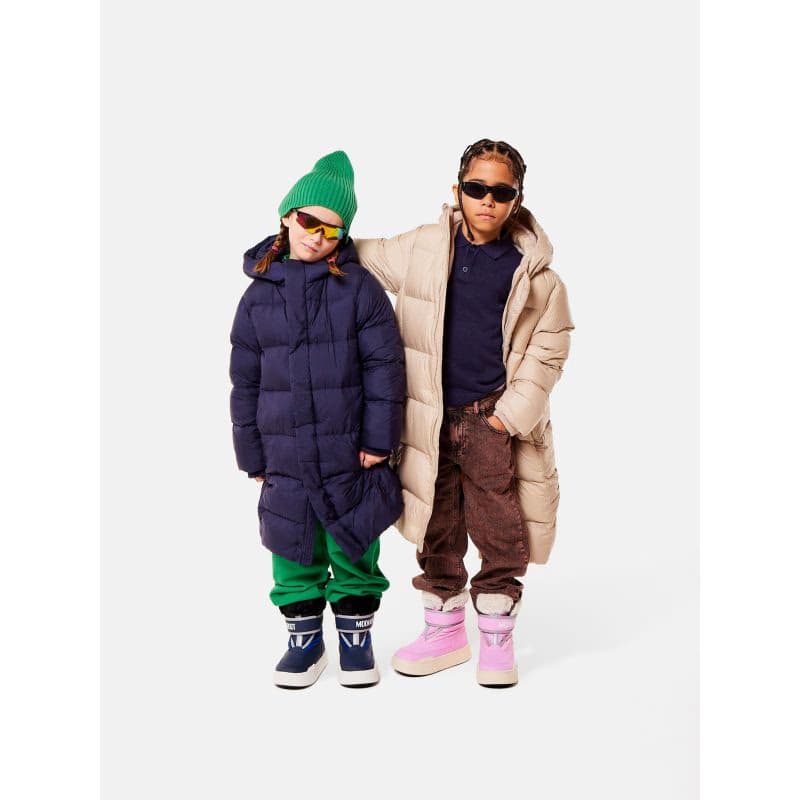 Juniorské vysoké zimné topánky MOON BOOT MB JR PARK STRAP-J001 PINK 5