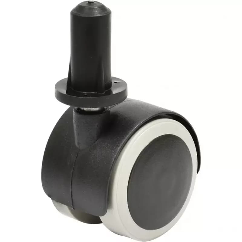 Nábytkové koliesko 40 mm/25 kg kolík 8 mm s puzdrom 13 mm 1