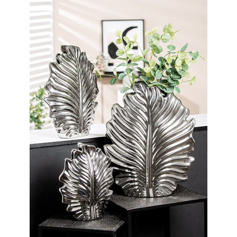 Keramická váza list "Monstera" 1