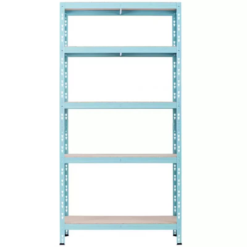 Kovový regál RNDU30-5 modrý 180x90x30cm -5 políc/175kg 1