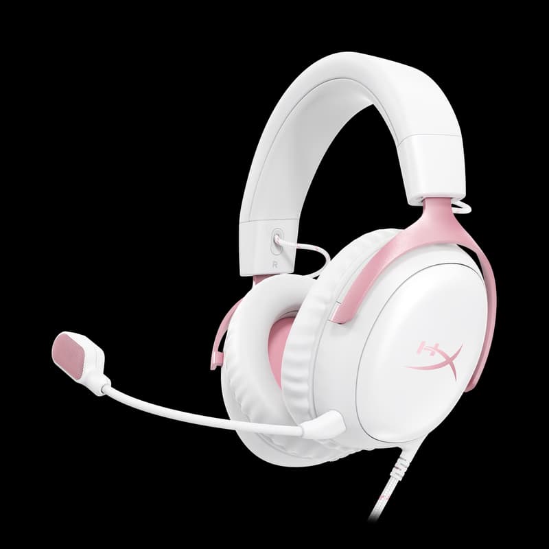 HyperX Cloud III WHT/PNK Gaming Headset 1
