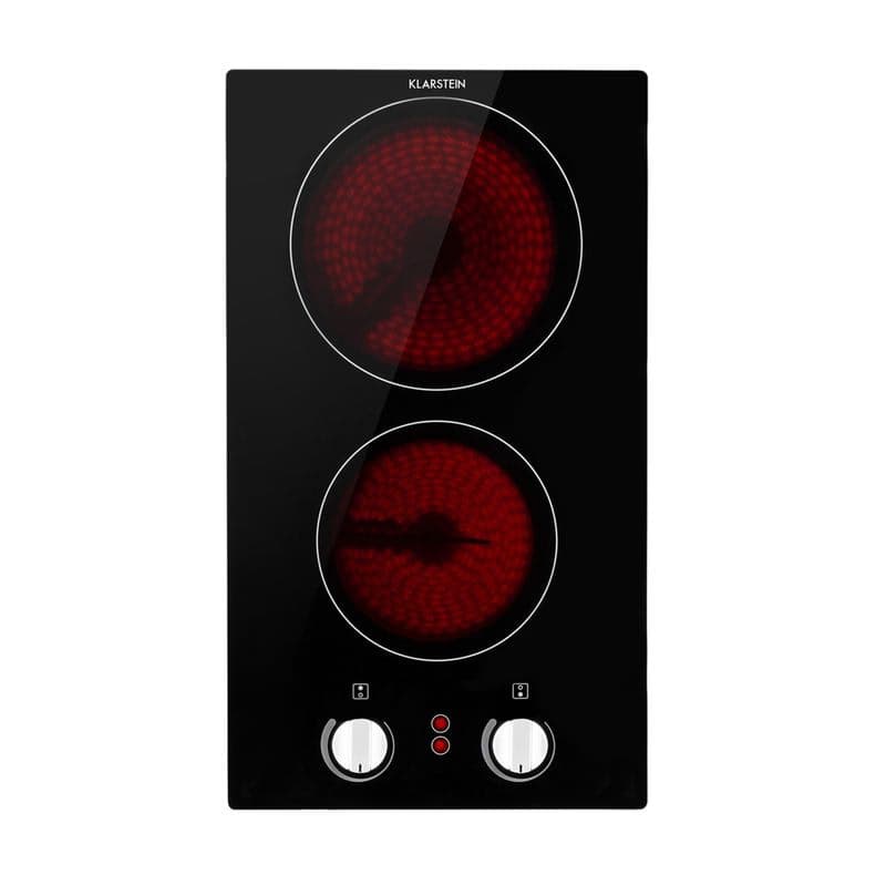 Klarstein EasyCook Domino, sklokeramická varná doska, 3000 W, otočný regulátor, čierna 1
