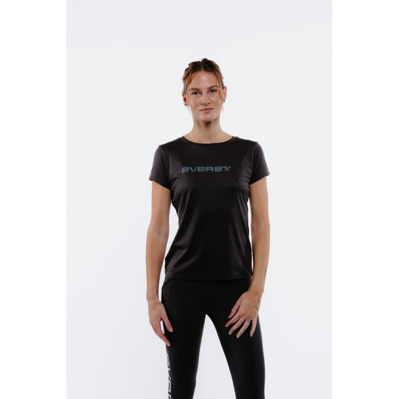 Dámske turistické tričko s krátkym rukávom EVERETT TecaShirt W antracit melange 2