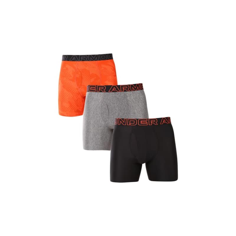 Pánske boxerky UNDER ARMOUR 3 PACK-UA PERFORMANCE TECH- NOVELTY 6in-MRN 1