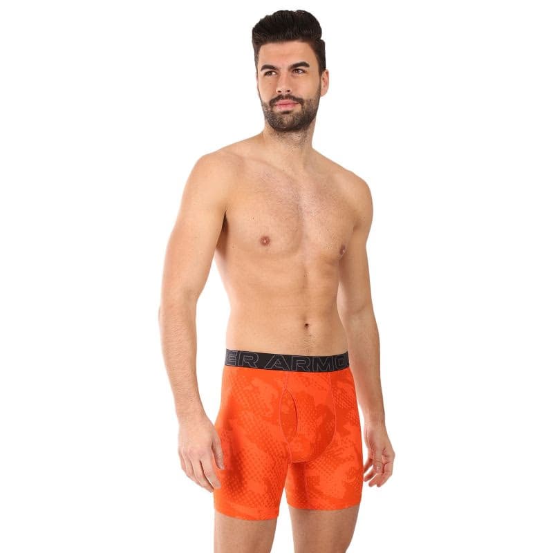 Pánske boxerky UNDER ARMOUR 3 PACK-UA PERFORMANCE TECH- NOVELTY 6in-MRN 6