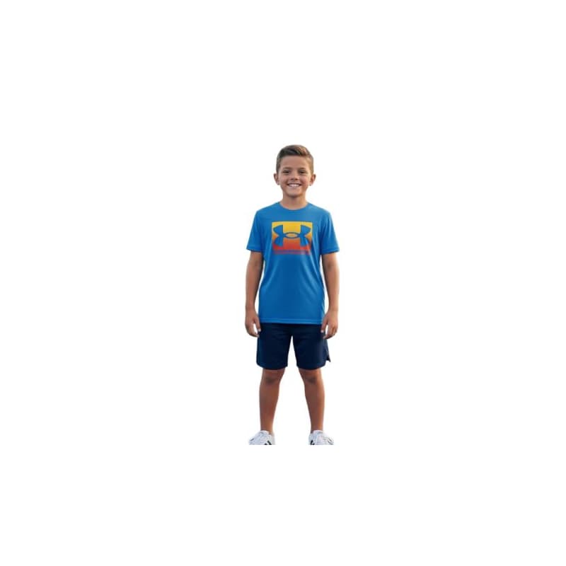 Chlapčenské tričko s krátkym rukávom UNDER ARMOUR UA B BOXED SPORTS UPDATE SS 1