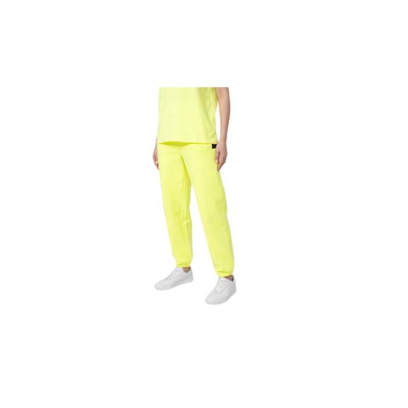 Dámske tepláky 4F WOMENS TROUSERS SPDD012-45S-CANARY GREEN