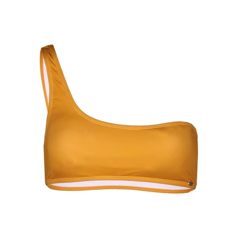 Dámske plavky vrchný diel FUNDANGO Madison One Shoulder Top-235-dirt yellow 6
