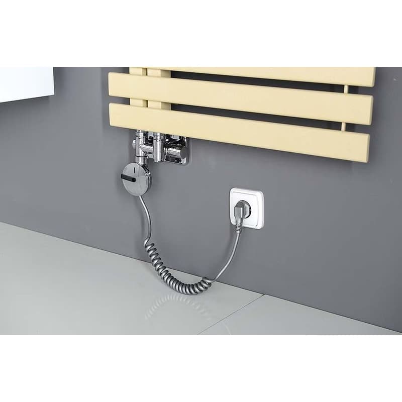 SAPHO - TWIN COMBI pripojovacia súprava ventilov pre stredové pripojenie, pravá, chróm CP461S 2
