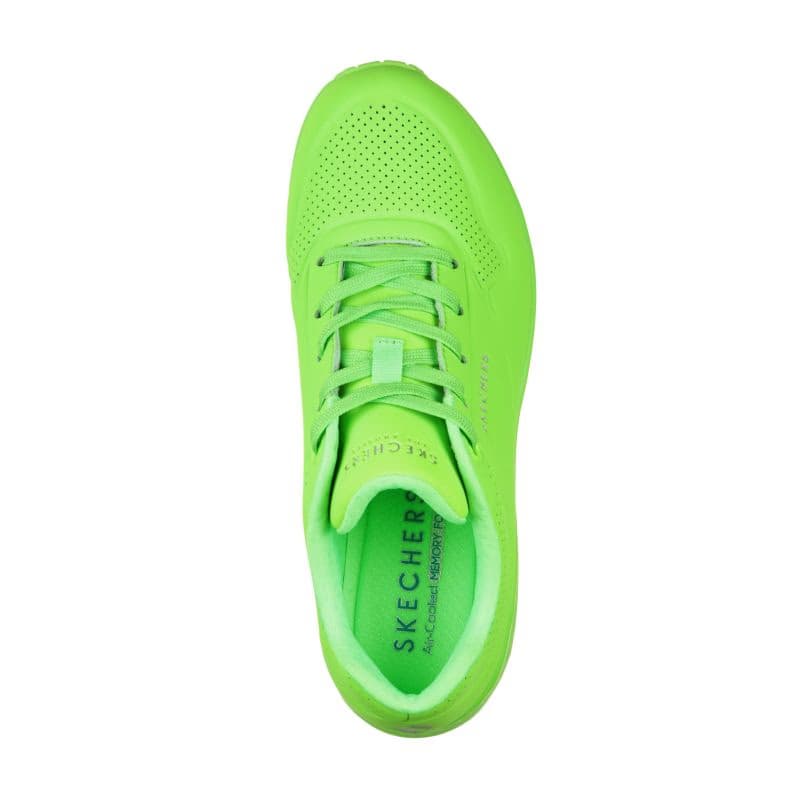 Dámska rekreačná obuv SKECHERS Uno Night Shades lime green 4