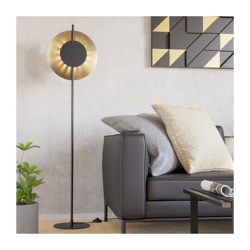 Eglo 900991 - LED stojacia lampa TOCINA LED/11W/230V zlatá/čierna 900991