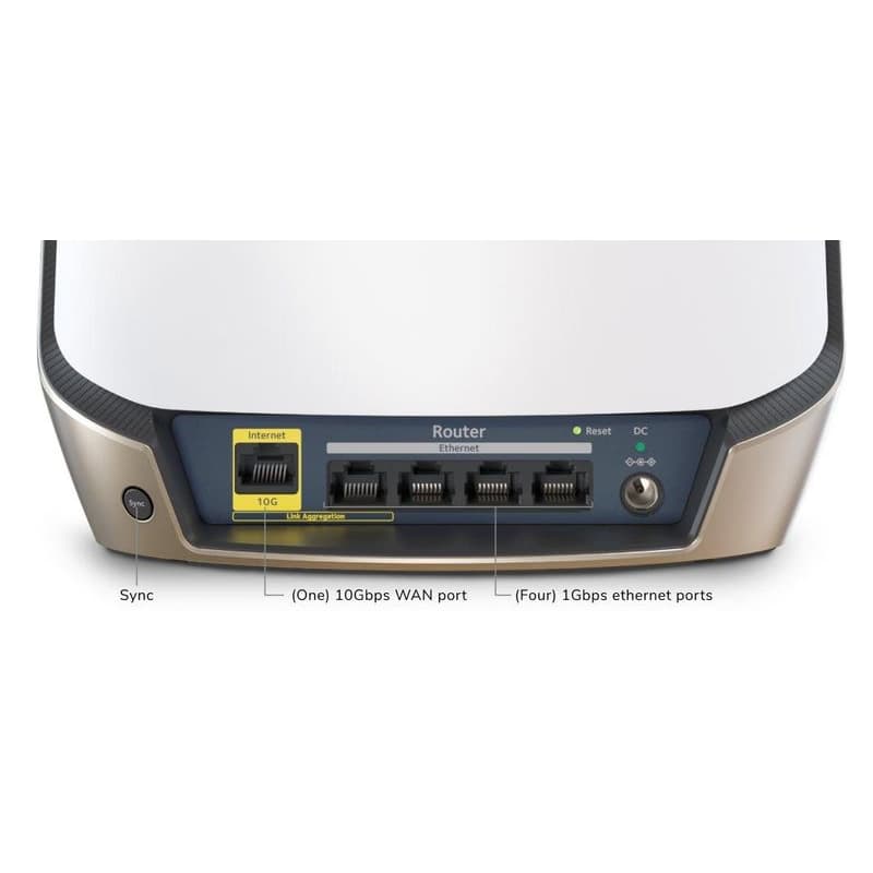 Netgear Orbi 960 Series Quad-Band WiFi 6E Router, 10.8Gbps