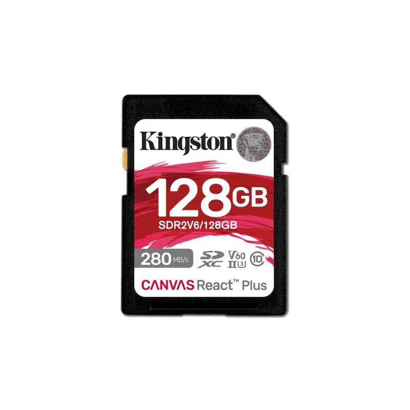 Kingston SDXC 128GB karta Canvas React Plus, UHS-II, U3, V60, R:280/W:100MB/s 2