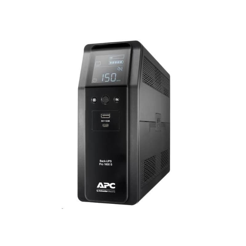 APC Back-UPS Pre BR 1600VA, Sinewave, 8 Outlets, AVR, LCD interface (960W) 1
