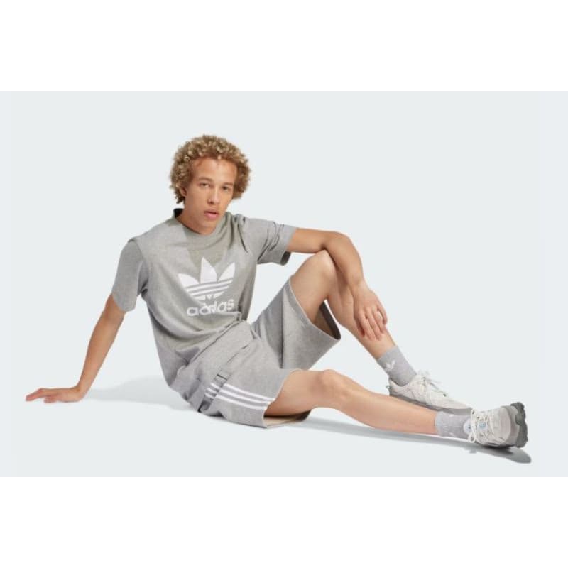 Pánske teplákové kraťasy ADIDAS ORIGINALS 3-STRIPE SHORT-MGREYH 3
