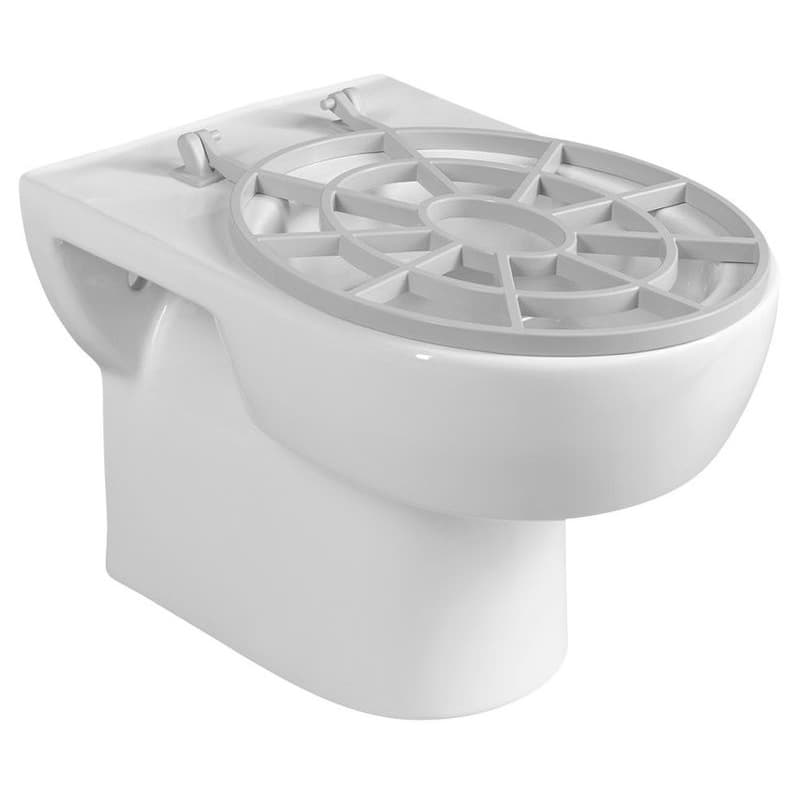 AQUALINE - Výlevka keramická závesná s roštom 36x52cm, biela VKZ02 1