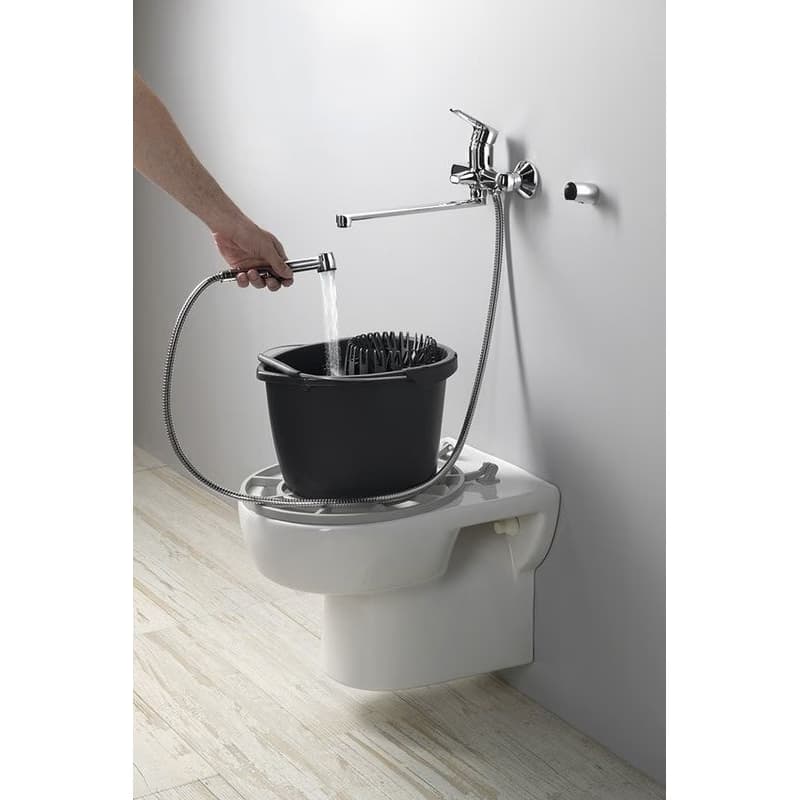 AQUALINE - Výlevka keramická závesná s roštom 36x52cm, biela VKZ02 3