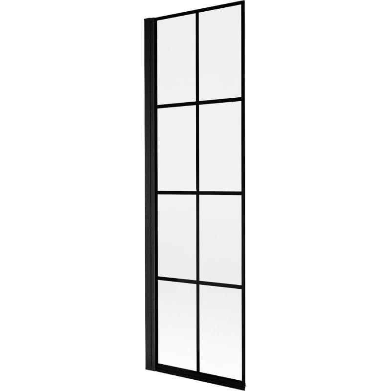 MEXEN - MIST vaňová zástena 60x150 cm 6mm 1-s, čierna, dekor, ľavá 8A9-060-001-70-77-L 1