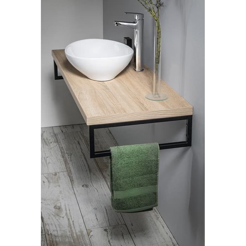 AQUALINE - VEGA doska pod umývadlo 72,5x45cm, dub platin VG775 4