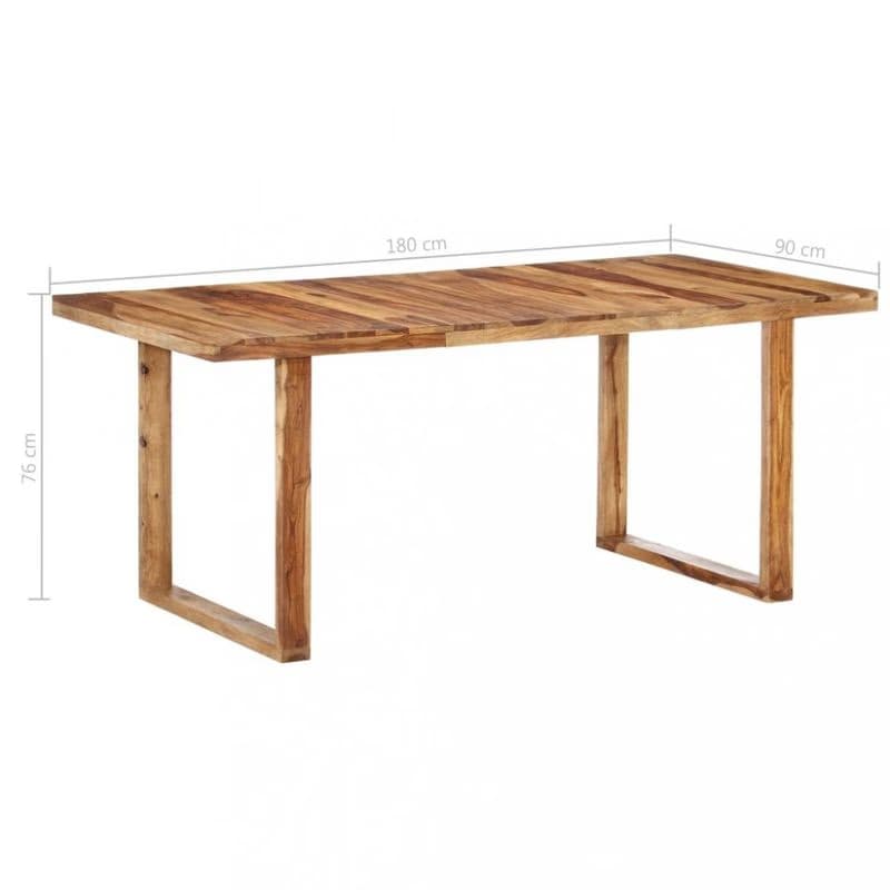 Jedálenský stôl masívne drevo Dekorhome 3