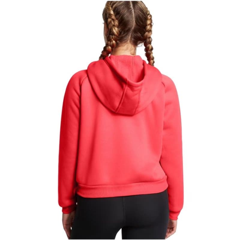 Dámska zateplená mikina s kapucňou UNDER ARMOUR UA Armour Flc Pro Hdy-RED 2
