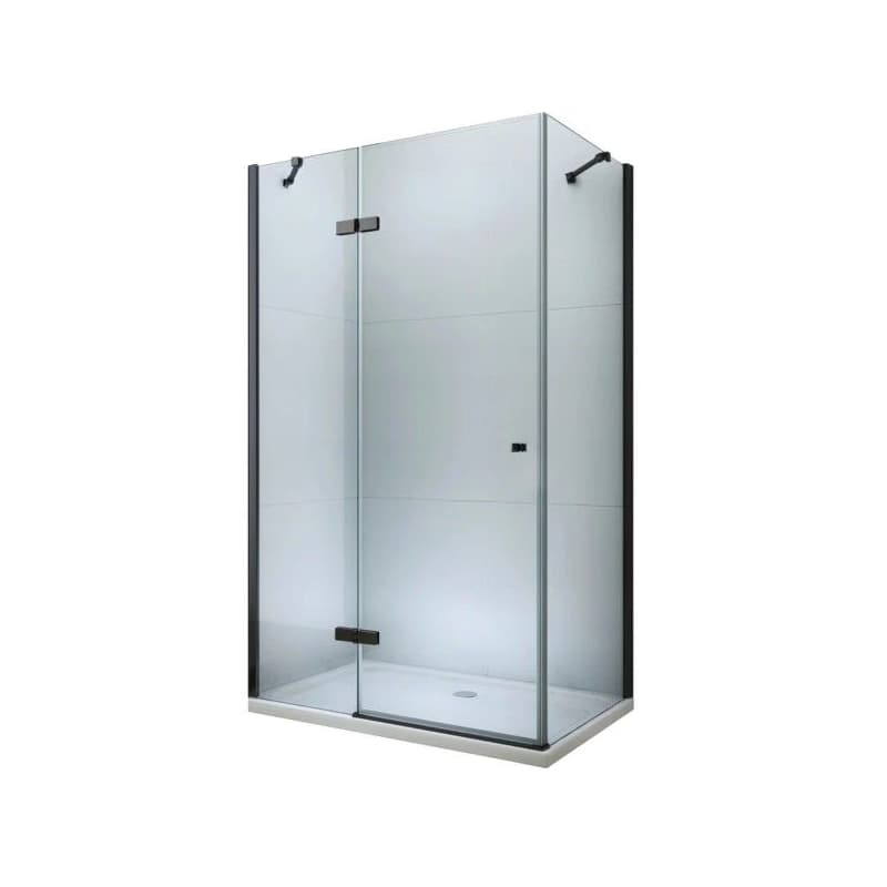 MEXEN/S - ROMA sprchovací kút 70x90, transparent, čierna 854-070-090-70-00 1