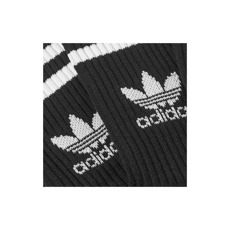 Ponožky ADIDAS ORIGINALS 3 PACK-SOLID CREW SOCK BLACK WHITE 4