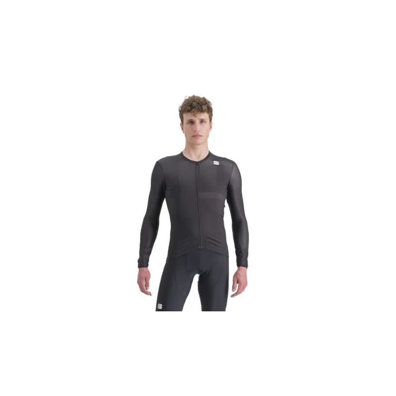 Pánsky cyklistický dres s dlhým rukávom SPORTFUL Matchy long sleeve jersey, black