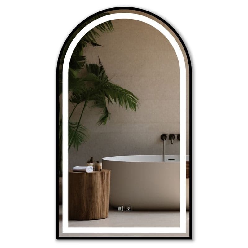 Tutumi - Zrkadlo LED 60x100cm DASH BLACK HOM-06504 1