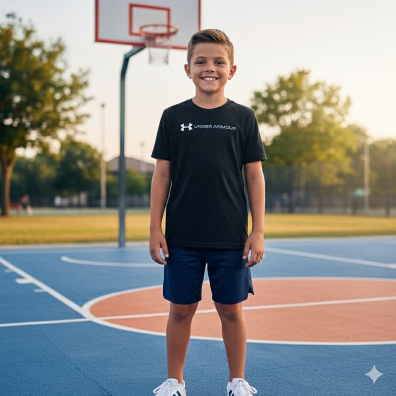 Chlapčenské tričko s krátkym rukávom UNDER ARMOUR UA B LOGO WORDMARK SS 4