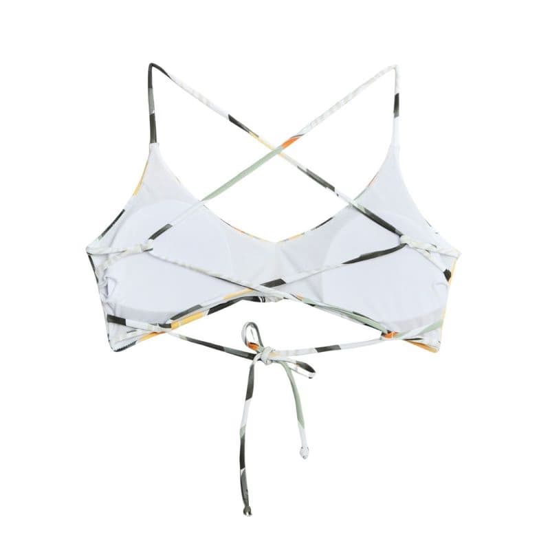 Dámske plavky vrchný diel FUNDANGO Moana Bralette Top-522-tropical green 2
