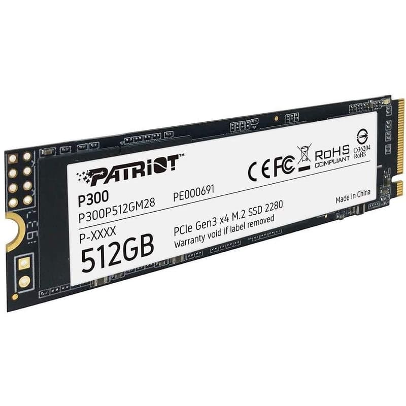PATRIOT P300/512GB/SSD/M.2 NVMe/5R 3