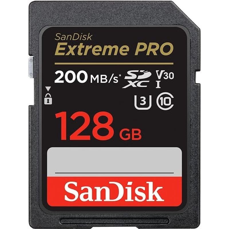 SanDisk SDXC karta 128GB Extreme PRO (200 MB/s Class 10, UHS-I U3 V30) 4
