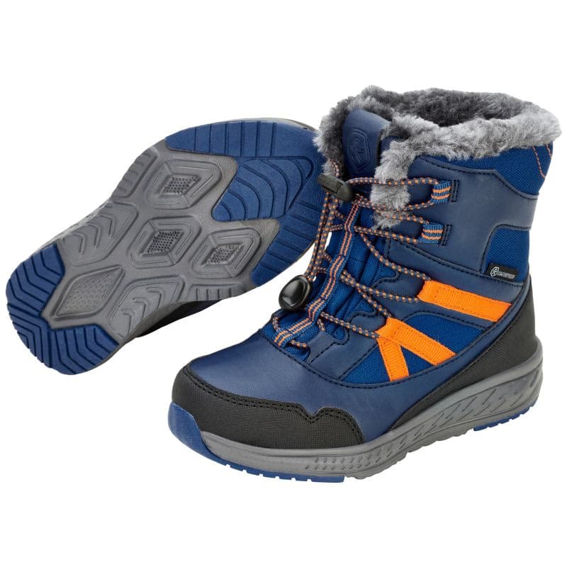 Detské vysoké zimné topánky COLOR KIDS Boots high cut WP total eclipse 3