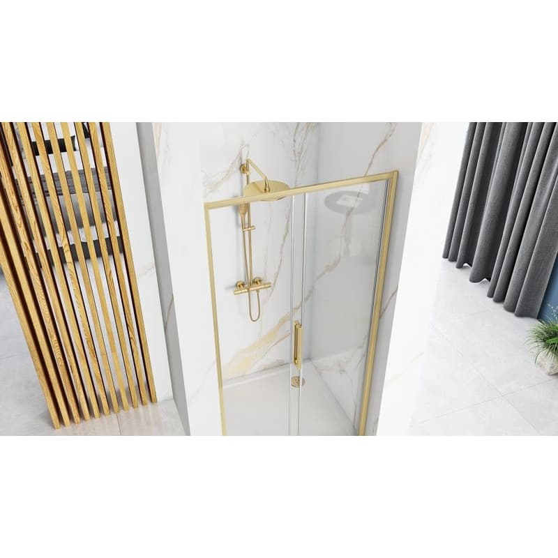 REA - Sprchové dvere Rapid Slide 140 Gold Brush REA-K8591 5