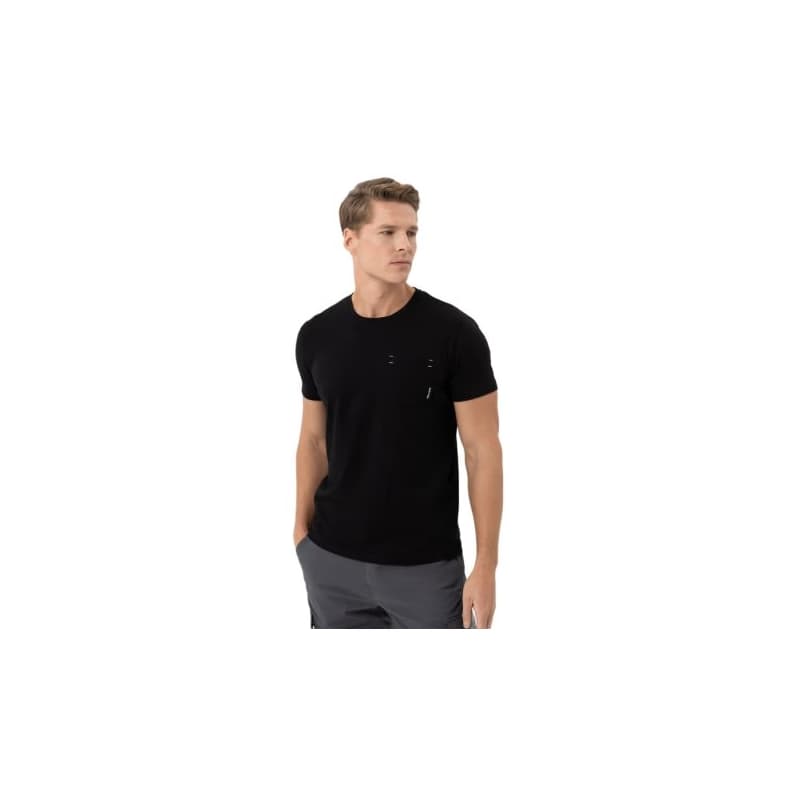 Pánske tričko s krátkym rukávom VOLCANO TM-SVEN-BLACK 1
